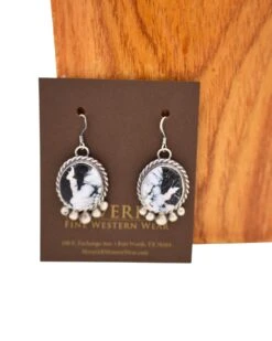WHITE BUFFALO EARRING AND NECKLACE SET -Western Cowboy Clothing Store 83 c0e2a91f ff37 4ee4 be41 c3c53cfa6dc0