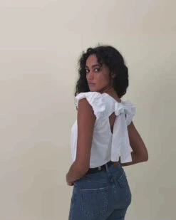 NATION AUDRA BUBBLE SLEEVE TOP -Western Cowboy Clothing Store 86f8496290874d68b7a75fef137d0fa0.thumbnail.0000000000