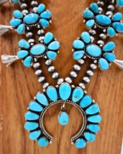 TURQUOISE NAJA MATCHING EARRING AND NECKLACE SET -Western Cowboy Clothing Store 89 9e4d58e7 e315 4027 a4e1 36e331735c31