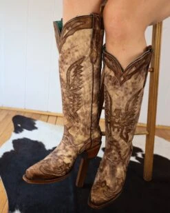 Corral Boots CORRAL WOMEN'S EAGLE OVERLAY BOOT -Western Cowboy Clothing Store 91 fe49be6c 9d2f 4060 96bf 25e9f7a11853