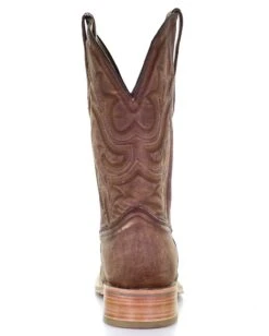 Corral Boots CORRAL MEN'S EMBROIDED WIDE SQUARE TOE BROWN BOOT -Western Cowboy Clothing Store A4105 0000 Layer5