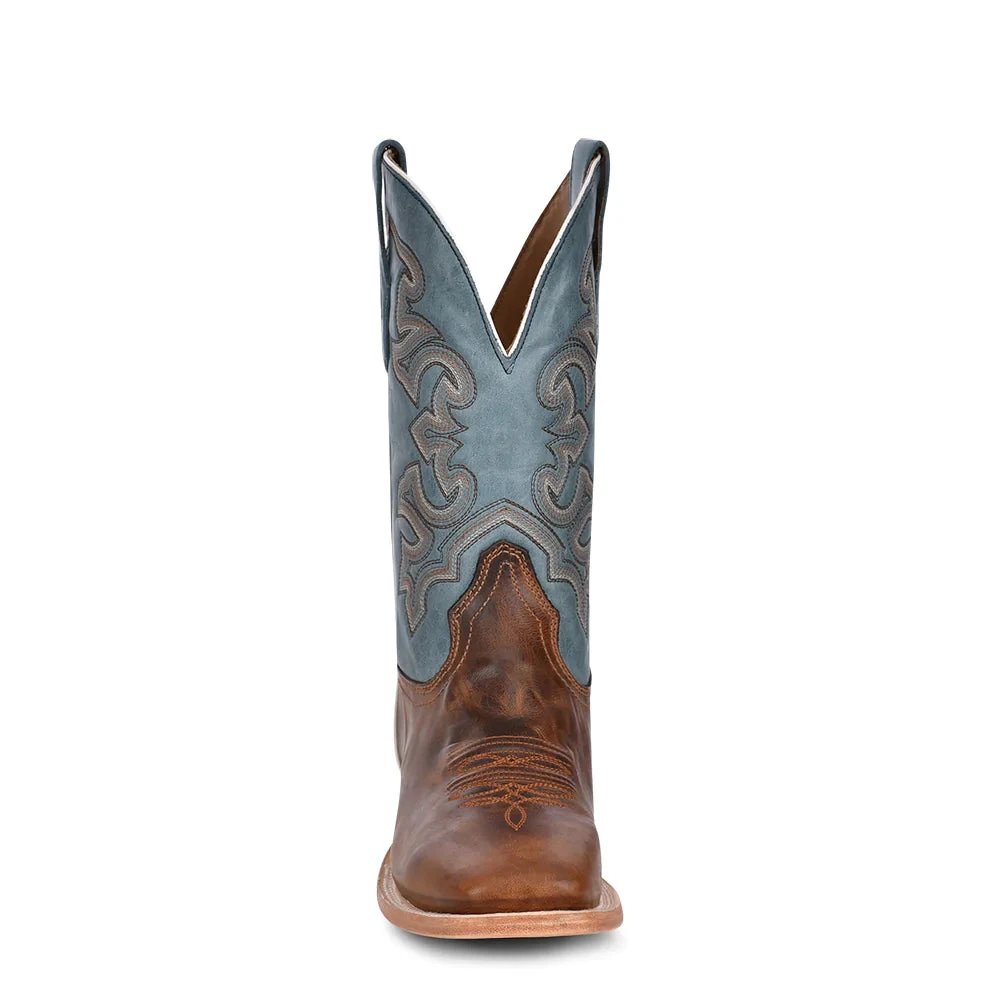 Corral Boots CORRAL MEN'S HONEY AND BLUE BOOT 4 Corral Boots CORRAL MEN'S HONEY AND BLUE BOOT - Image 4