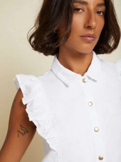 NATION ARCHER RUFFLED BUTTON UP TOP -Western Cowboy Clothing Store ARCHER TANK 3141JJR OPWT 3 600x 71cf345f cc6b 4879 915a 53bc1408141d