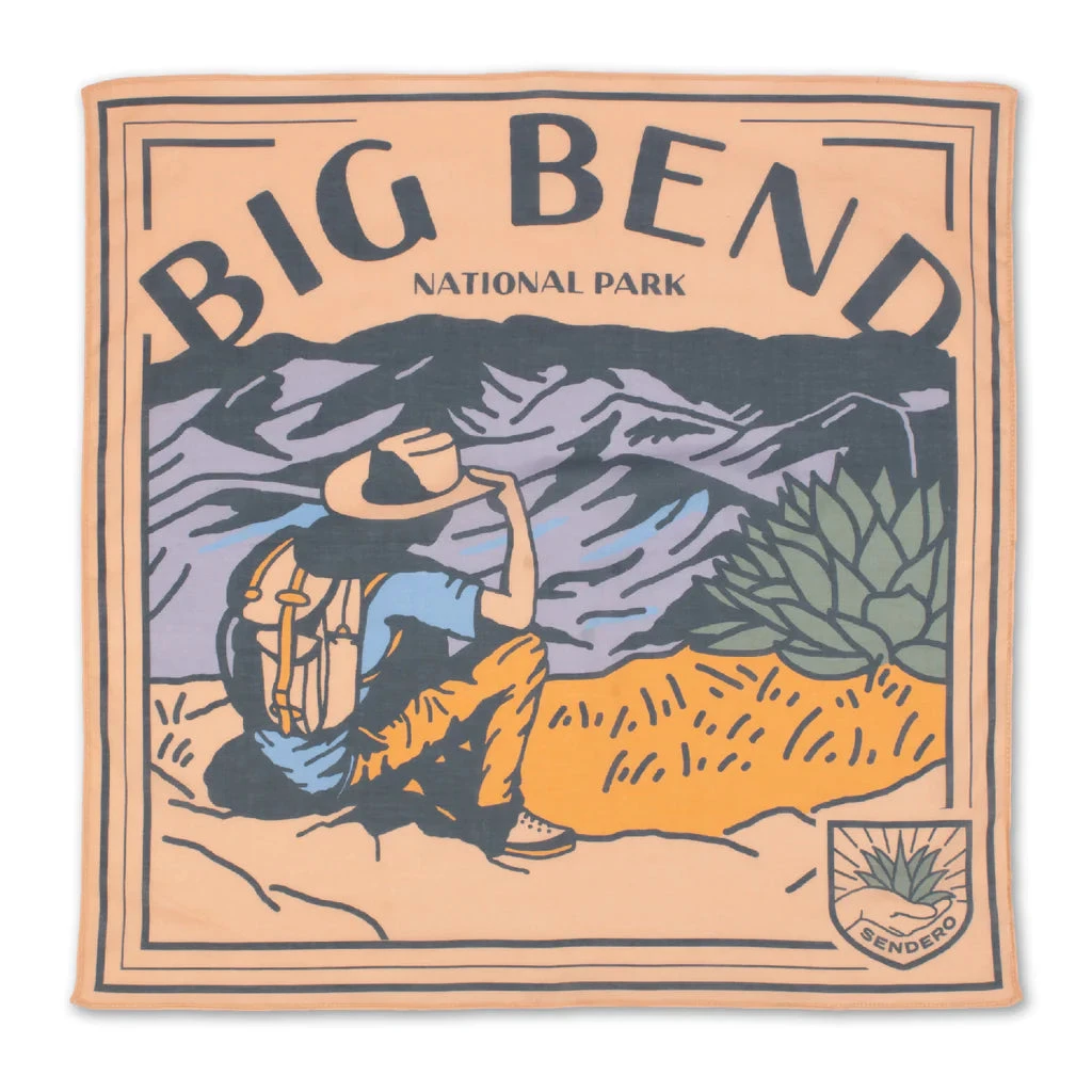 SENDERO BIG BEND NAT'L PARK BANDANA 1 SENDERO BIG BEND NAT'L PARK BANDANA