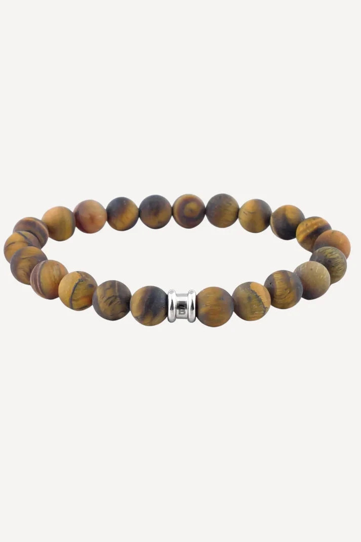 Stones Basic Bracelet - Matt Tiger 1 Stones Basic Bracelet - Matt Tiger