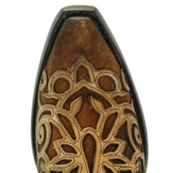 Corral Boots CORRAL WOMEN'S CHOCOLATE LAMB OVERLAY AND EMBROIDERY BOOT -Western Cowboy Clothing Store C37441946STTch