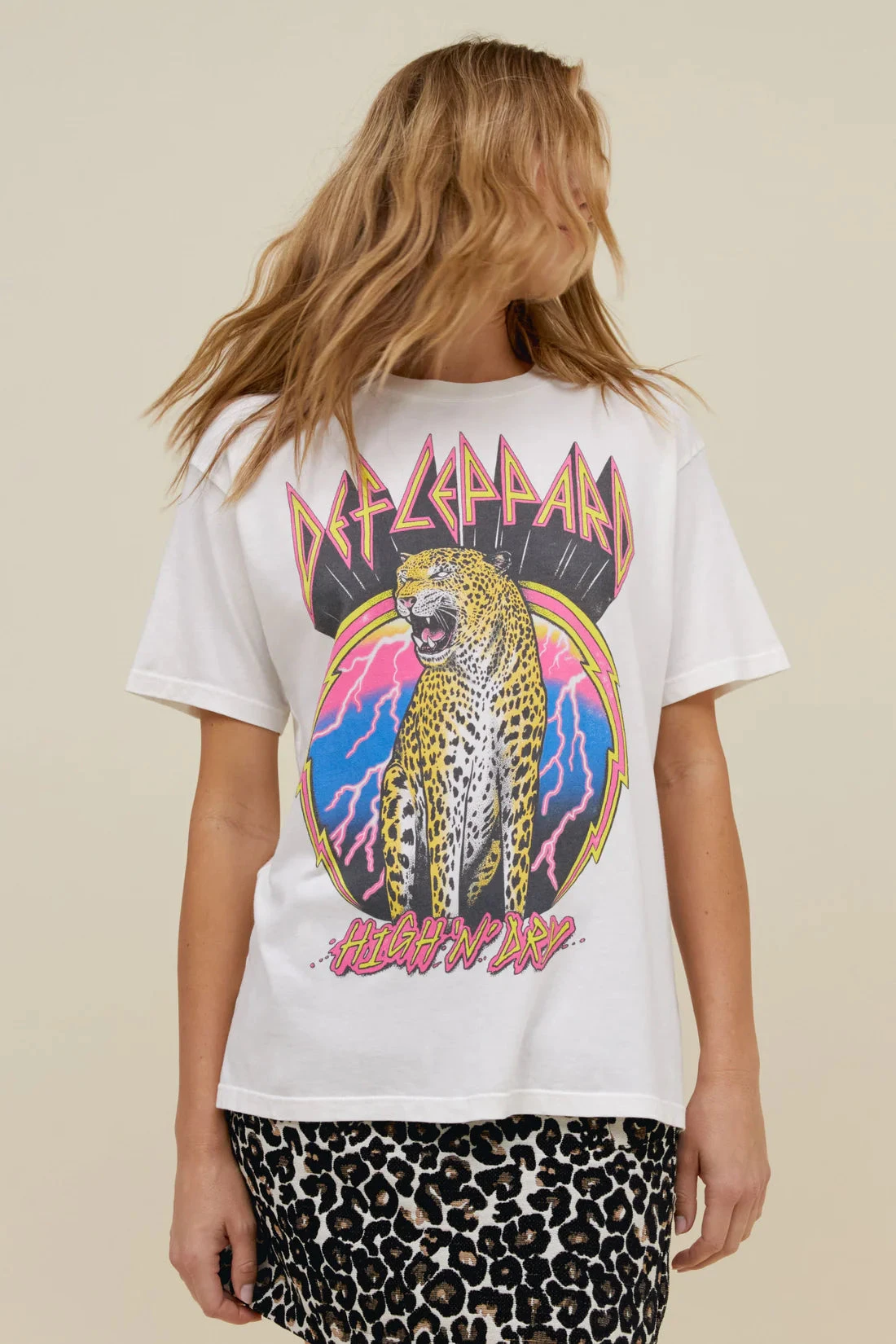 DAYDREAMER DEF LEPPARD HIGH 'N' DRY TEE 1 DAYDREAMER DEF LEPPARD HIGH 'N' DRY TEE