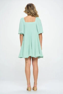 COLLETTA CHIFFON BABY DOLL DRESS -Western Cowboy Clothing Store CL 253