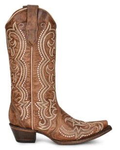 Corral Boots CIRCLE G BY CORRAL WOMEN'S SEQUENCE EMBROIDERY BOOT -Western Cowboy Clothing Store COR202205 0011 L5893 boot 01 36717
