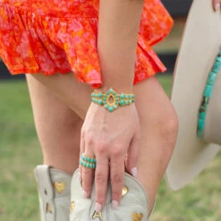 CHRISTINA GREENE TURQUOISE ZION CUFF -Western Cowboy Clothing Store Christina Greene Turquoise Zion Cuff BTQ002 3 600x b9252f5e 072f 4fd0 b019 f62d4d2a4730