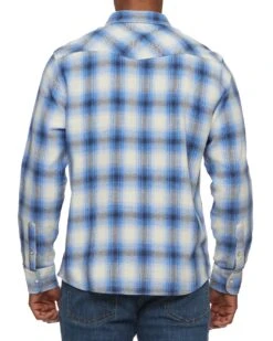 FLAG AND ANTHEM FINDLAY VINTAGE WASHED WESTERN SHIRT -Western Cowboy Clothing Store DS SP23WS1164 FINDLAY LS VINTAGE WASH WESTERN SHIRT BLUE BLACK WHITE 965 1800x1800 34cadd34 1dee 4dcb b832 dfc8b3aaca7c