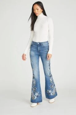 DRIFTWOOD Farrah Flare - Bluebell Fleur -Western Cowboy Clothing Store DW P41504A 700 2048x2048 63942d08 1278 4a4e b254 1416985c96ff