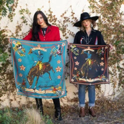 STAR OF THE WEST LONG & TALL SCARF -Western Cowboy Clothing Store FringeScarves Starofthewest black wildrag silkscarf 10 590x 9f5c432e cae0 4ac4 bed9 6ca2d5138c6e