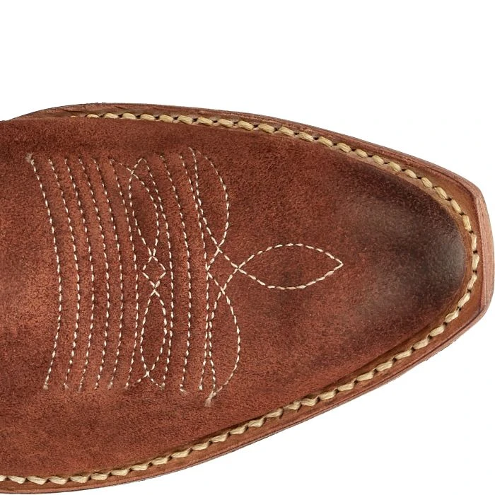 JUSTIN WOMEN'S CLARA BROWN AND WHITE BOOT 6 JUSTIN WOMEN'S CLARA BROWN AND WHITE BOOT - Image 6