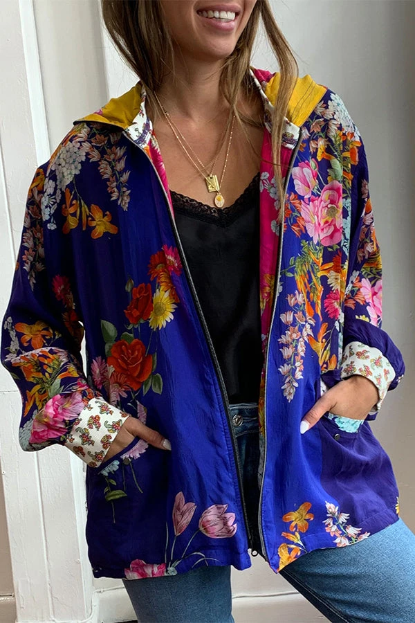 JOHNNY WAS PRINTEMPS REVERSIBLE JACKET 2 JOHNNY WAS PRINTEMPS REVERSIBLE JACKET - Image 2