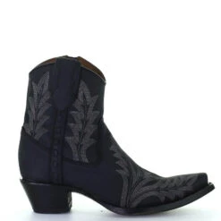 Corral Boots CIRCLE G BY CORRAL WOMEN'S ANKLE BOOT WITH GREY STITCHING -Western Cowboy Clothing Store L5701 ALTA01 35389.1621363382