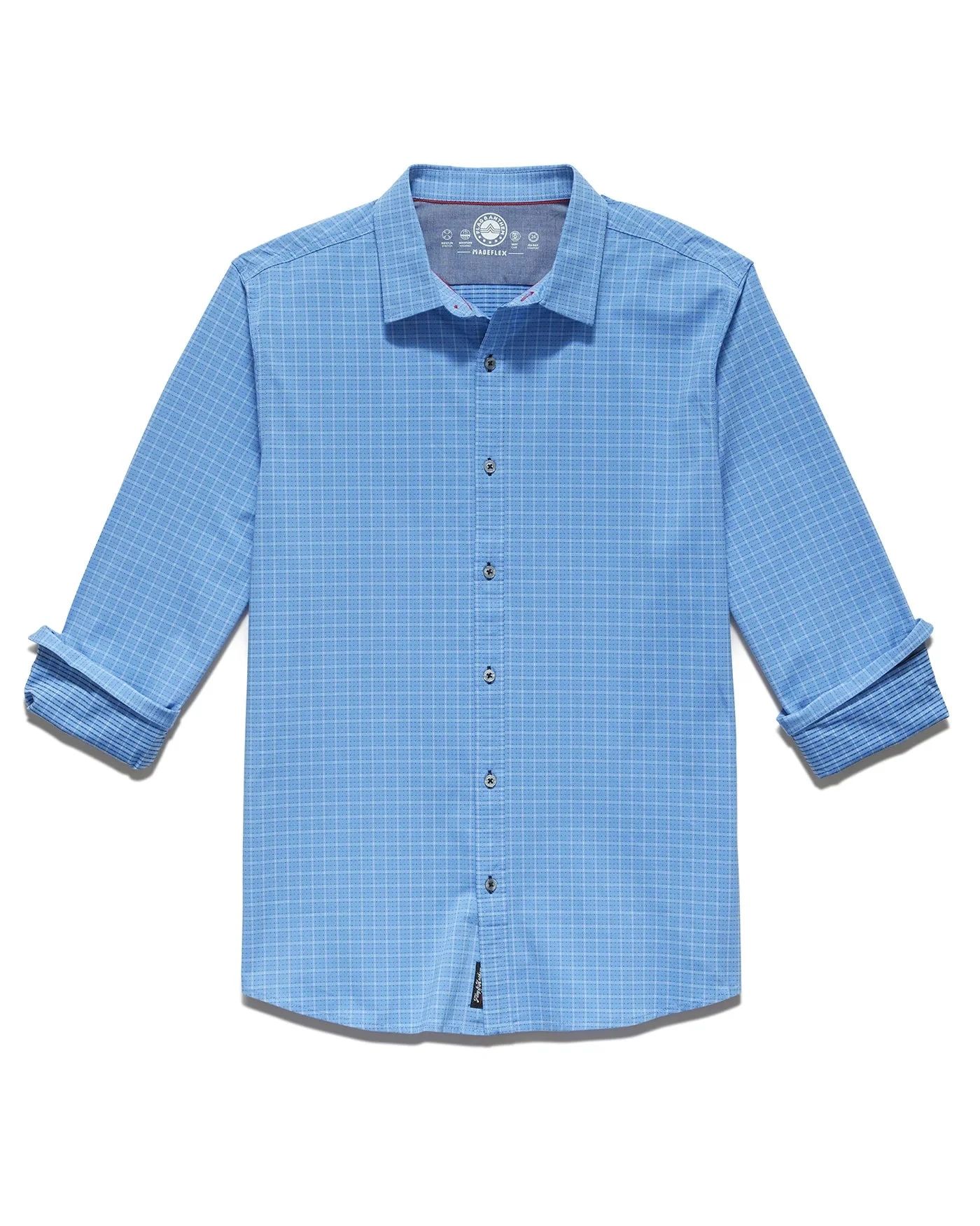 FLAG AND ANTHEM MADEFLEX MINI CHECK ICON SHIRT 2 FLAG AND ANTHEM MADEFLEX MINI CHECK ICON SHIRT - Image 2