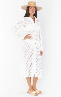 SHOW ME YOUR MUMU DAYTON BUTTON DOWN MIDI DRESS -Western Cowboy Clothing Store MM3 5586 EW17 03