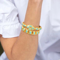 CHRISTINA GREENE PETALS CUFF - TURQUOISE -Western Cowboy Clothing Store PETALSCUFF TURQUOISE 600x 9d1b8cdd 0f2f 4dc9 99a5 e72121ea87b9