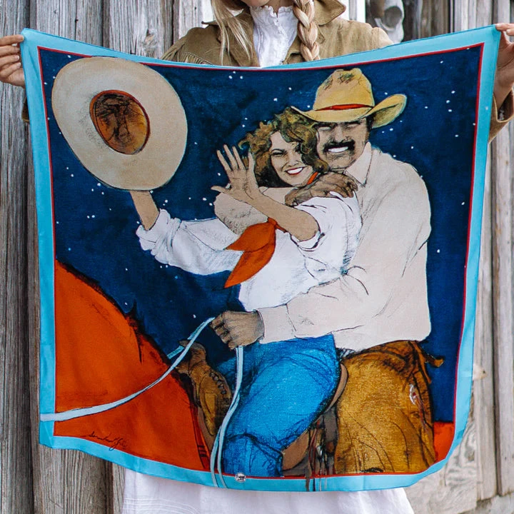 A LITTLE ROMANCE 26X26 SCARF 1 A LITTLE ROMANCE 26X26 SCARF