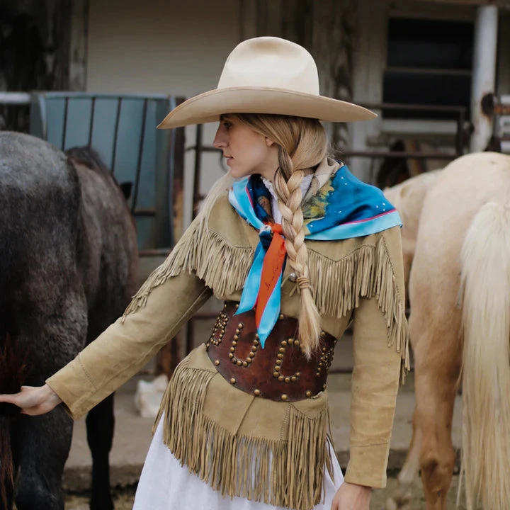 A LITTLE ROMANCE 26X26 SCARF 3 A LITTLE ROMANCE 26X26 SCARF - Image 3