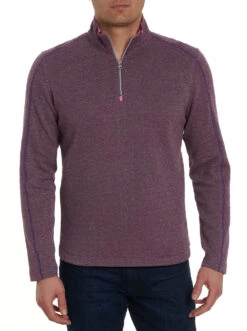 ROBERT GRAHAM MEN'S DELAGE LONG SLEEVE KNIT -Western Cowboy Clothing Store RF226024CF DELAGE BERRY 02 1000x 4770d447 af56 4a1a 986e c07957596a04