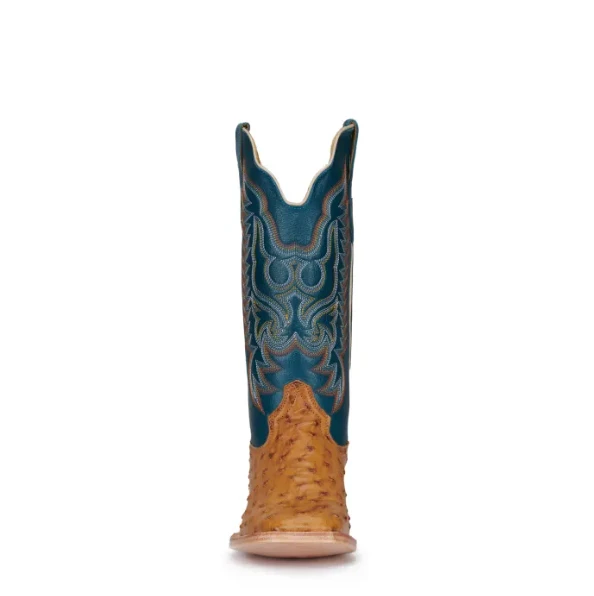 R. WATSON MEN'S OSTRICH ANTIQUED SADDLE BRUCIAT BOOT 2 R. WATSON MEN'S OSTRICH ANTIQUED SADDLE BRUCIAT BOOT - Image 2