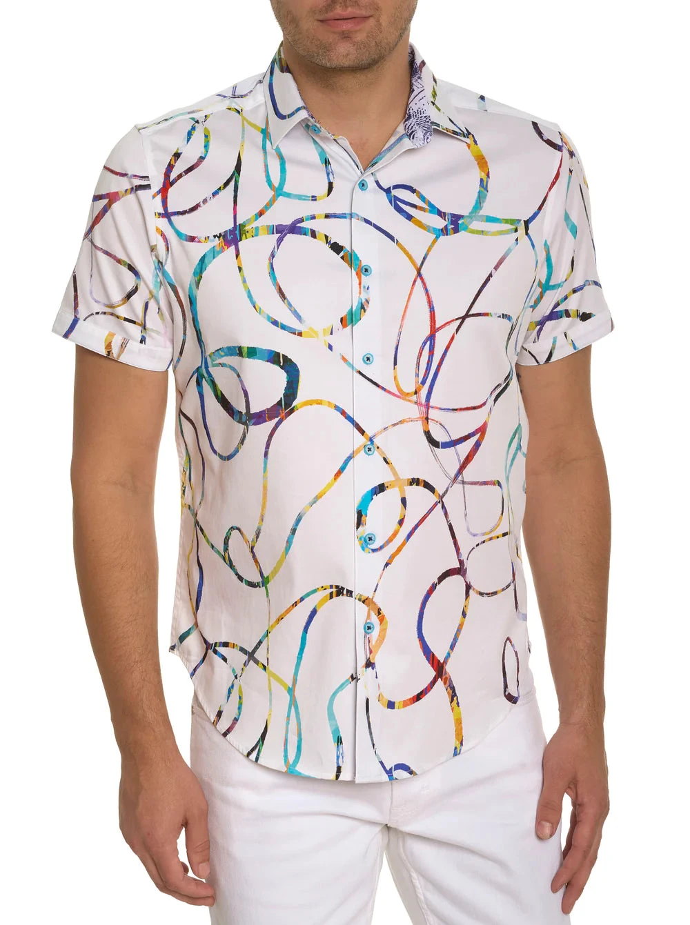 ROBERT GRAHAM RAMPAGE SHORT SLEEVE SHIRT 1 ROBERT GRAHAM RAMPAGE SHORT SLEEVE SHIRT