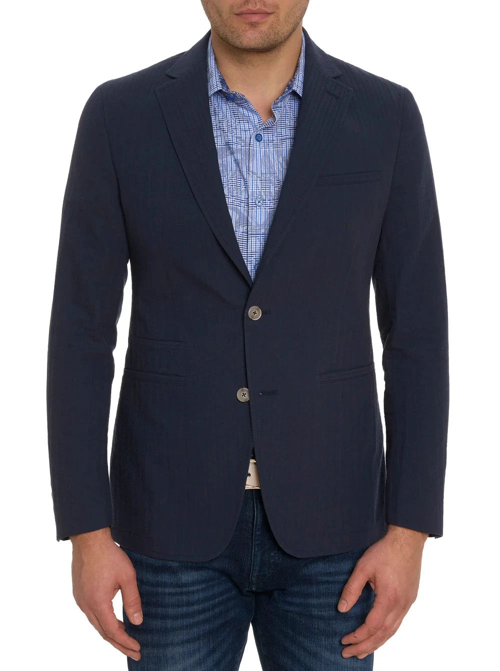 ROBERT GRAHAM HARLOW SEERSUCKER SPORTCOAT 1 ROBERT GRAHAM HARLOW SEERSUCKER SPORTCOAT