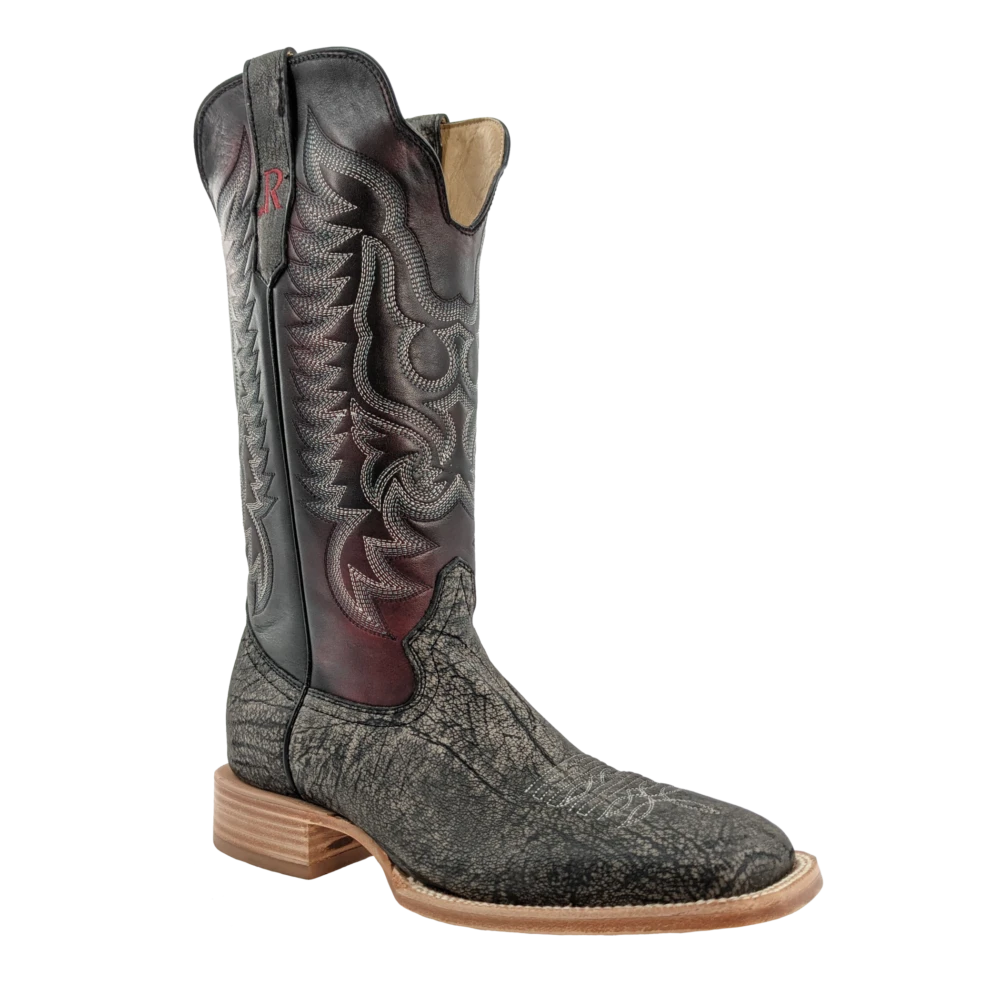 R. Watson Men's Smoke Grey Cape Buffalo Boot