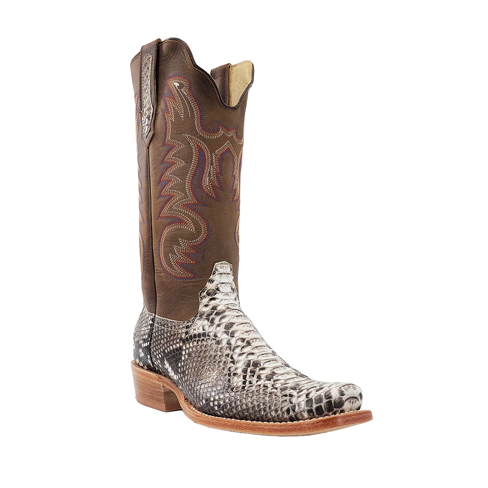 R. WATSON MEN’S PYTHON NATURAL BOOT 1 R. WATSON MEN’S PYTHON NATURAL BOOT