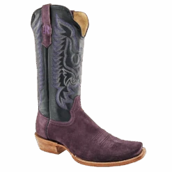 R. WATSON MEN'S ROUGHOUT PLUM BOOT