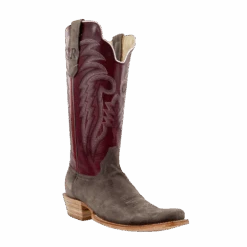 R. WATSON MEN'S CHARCOAL ROUGH OUT BOOT