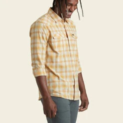 HOWLER MEN'S H Bar B Tech Longsleeve Shirt- HOME TEAM 9 HOWLER MEN'S H Bar B Tech Longsleeve Shirt- HOME TEAM -Western Cowboy Clothing Store S23 LS Shirts HBarB Tech Leon Plaid Home Team Front 7b5e02f7 58f2 4819 bdde de0eb2b91c48