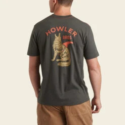 HOWLER MEN'S COYOTE HOWL POCKET TEE 9 HOWLER MEN'S COYOTE HOWL POCKET TEE -Western Cowboy Clothing Store S23 Pocket Tee Howler Coyote Antique Black Back e28527d3 8c38 49ee a7fa 10e3149a95f5