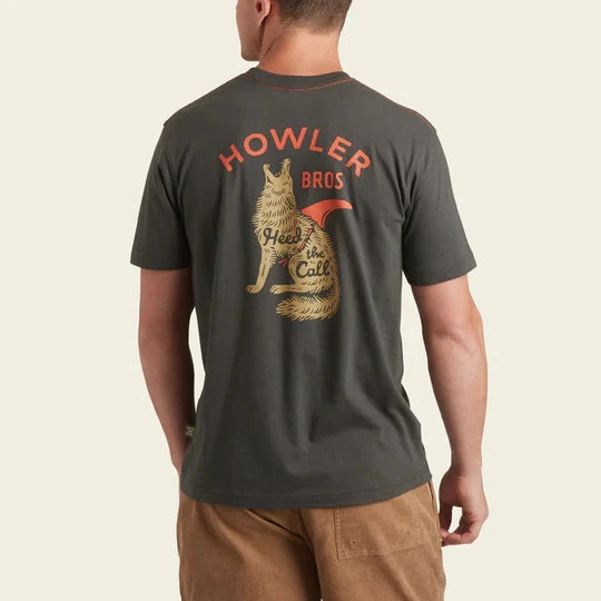 HOWLER MEN'S COYOTE HOWL POCKET TEE 5 HOWLER MEN'S COYOTE HOWL POCKET TEE - Image 5