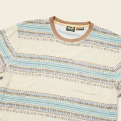 HOWLER MEN'S KUTI TEE -Western Cowboy Clothing Store S23 Terry Tee Kuti Bone White Angle