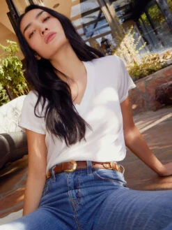 NATION JUNE V NECK TOP 7 NATION JUNE V NECK TOP -Western Cowboy Clothing Store SATIN JUNE TOP 2104HS WHT H 2 600x bf3e1aac 492d 40bc 84da 84417846b66b