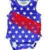 SHEA BABY STAR FRINGE ONESIE