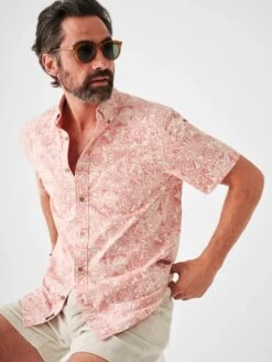 Faherty Short-Sleeve Stretch Playa Shirt