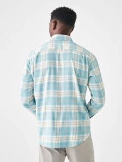 FAHERTY THE ALL TIME SHIRT -Western Cowboy Clothing Store SP23 faherty mens MWS2325 WPR MOVEMENT FEATHERWEIGHT TWILL WESTPORT PLAID back 1 1000x c5548dc2 e373 4962 9945 e9012fd56517