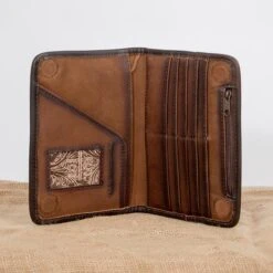 STS Ranchwear Magnetic Cowhide Wallet -Western Cowboy Clothing Store STS31168 inside use 600x a70a9e8a 3f7b 405e be05 0131bb14f8e5