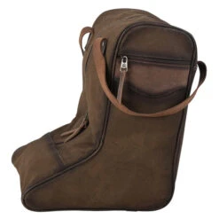 STS COWHIDE BOOT BAG -Western Cowboy Clothing Store STS39960 cowhide boot bag back 600x 6776b1f3 509e 41b4 b7ba fdb7c5eb2beb