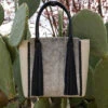 WESTERN AND CO. UPTOWN TASSEL TOTE - SAND