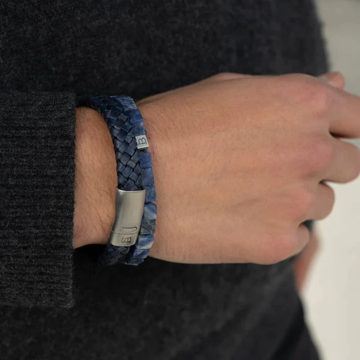 Memphis Bracelet- Matt Navy 2 Memphis Bracelet- Matt Navy - Image 2