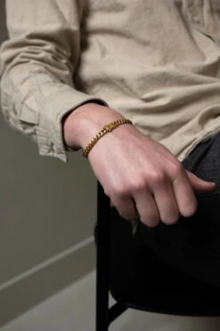 Svelte Stephen Bracelet - Matt Gold -Western Cowboy Clothing Store SteelandBarnett 14 4f44cdfc e8f9 4fe4 84ce 6f6702bf14e8