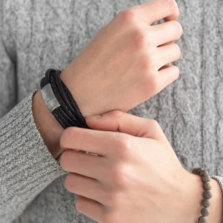 Bonacci Bracelet- Black 4 Bonacci Bracelet- Black - Image 4