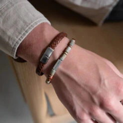 Colourful Cal Bracelet - Aqua Terra 5 Colourful Cal Bracelet - Aqua Terra -Western Cowboy Clothing Store SteelandBarnett 7 1