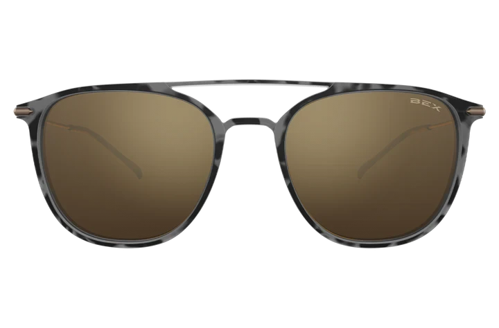 BEX DILLINGER TORTOISE AND GOLD SUNGLASSES 1 BEX DILLINGER TORTOISE AND GOLD SUNGLASSES