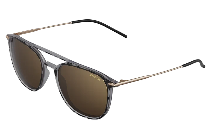 BEX DILLINGER TORTOISE AND GOLD SUNGLASSES 2 BEX DILLINGER TORTOISE AND GOLD SUNGLASSES - Image 2